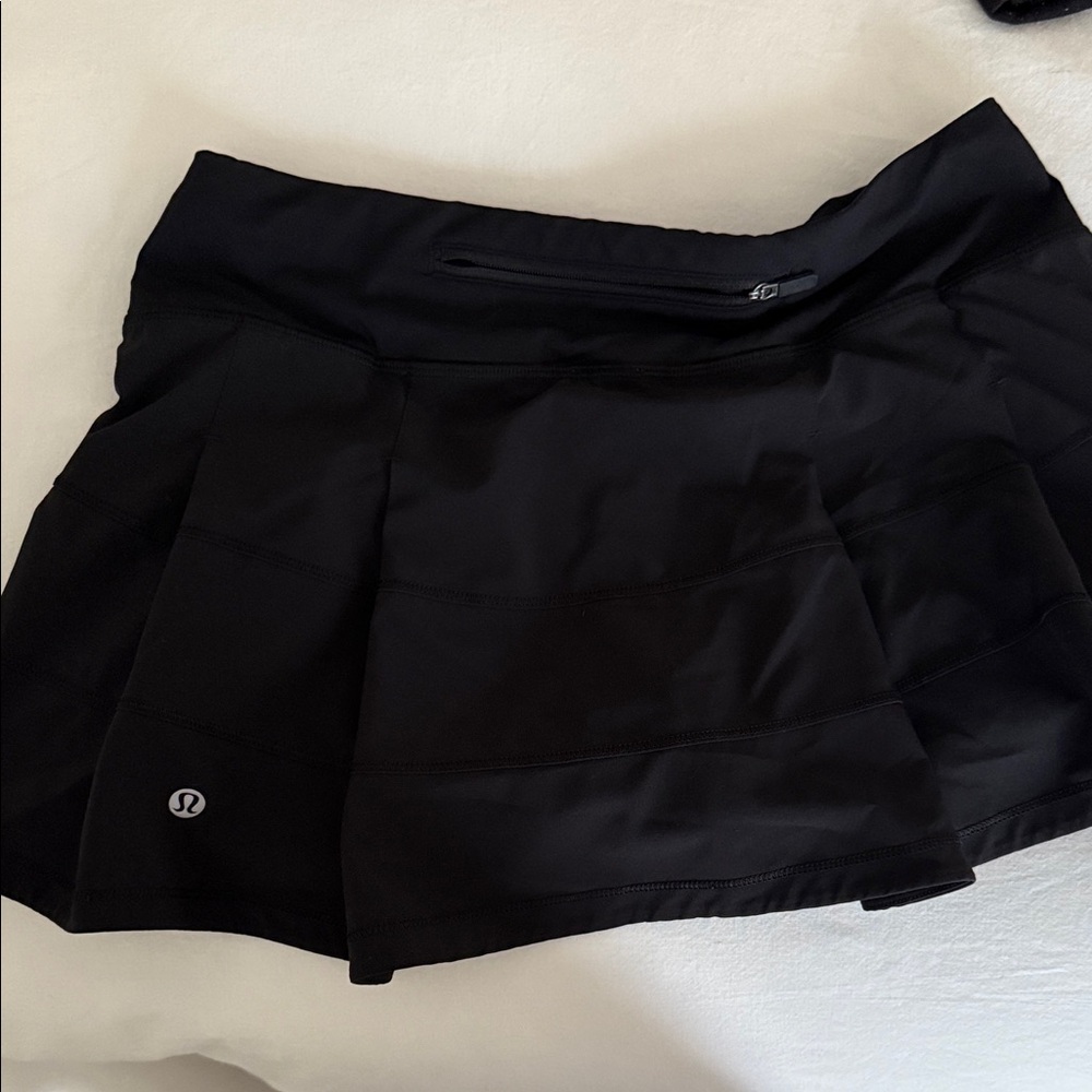 Lululemon Black Athletic Skirt
